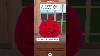 Bloxburg Halloween Decor Decals👻🎃 bloxburgdecals bloxburg aesthetic halloween trending [upl. by Otrebtuc]