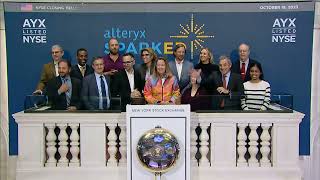 Alteryx NYSE AYX Rings The Closing Bell® [upl. by Aldercy458]