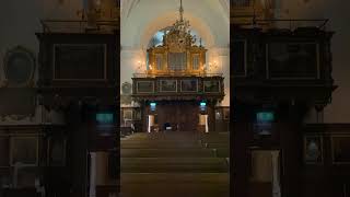 The Organs of German Church Tyska kyrkan in Stockholm Sweden  Inaugurated 1642 [upl. by Krueger312]