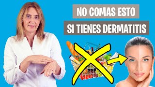 Qué ALIMENTOS EMPEORAN la DERMATITIS  La mejor dieta para dermatitis atópica  Nutrición clínica [upl. by Melia524]