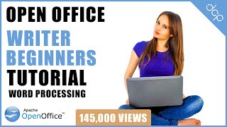 Open office 4 writer beginners tutorial  Word Processing Tutorial [upl. by Ardnaeel]