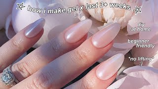 HOW I MAKE GEL X LAST 3 WEEKS NO LIFTING TUTORIAL  The Beauty Vault [upl. by Dirraj]