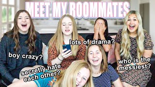 MEET MY NEW COLLEGE ROOMMATES roommate tag [upl. by Emersen]