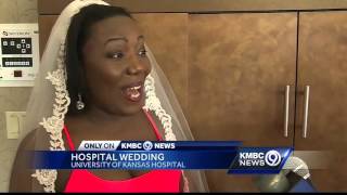 Woman wont let hospitalization postpone wedding day [upl. by Thrasher]