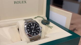 Unboxing 2023 Rolex Explorer 40 224270 [upl. by Okika]