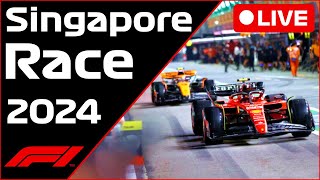 🔴F1 LIVE  Singapore GP RACE  Commentary  Live Timing [upl. by Oyam]