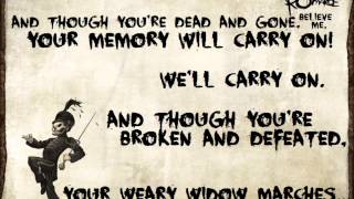 Welcome To The Black Parade  My Chemical Romance Lyrics [upl. by Debbie]