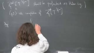 Lecture Series quotpadic Geometryquot by Peter Scholze 2014 lecture 5 [upl. by Pontias]