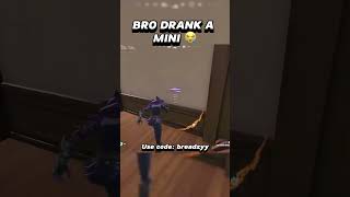 BRO WAS SO STRESSED 💀breadzy fortnite fortnitememes memes gaming viralmemes yts [upl. by Ramonda]