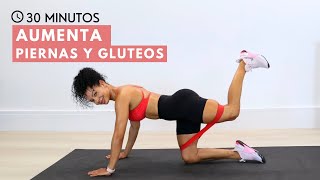 EJERCICIOS PARA AUMENTAR PIERNAS Y GLUTEOS RAPIDO  En casa 30 minutos [upl. by Annodas]