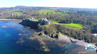 Culzean Castle amp Country Park  Ayrshire Drone Video amp Photography Scotland  4k [upl. by Ahsikahs]