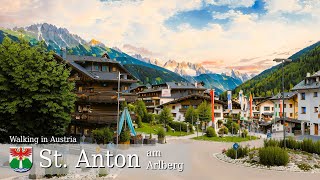 【4K】 Sankt Anton am Arlberg  Walking Tour Around A Magical Alpine Village At Sunrise [upl. by Shimkus584]