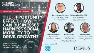 The opportunity effect How can businesses harness social mobility to drive growth [upl. by Gitt]