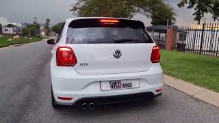 Polo 6C GTi 18TSi Downpipe exhaust sound  Review [upl. by Stead]