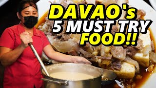 5 Must Try Food in Davao City Childhood Food tour [upl. by Ayotyal462]