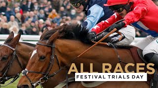 ALL RACE FINISHES FROM FESTIVAL TRIALS DAY 2023 AT CHELTENHAM RACECOURSE [upl. by Lew852]