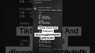 Get TikTok Followers Likes Or Views Easy [upl. by Enyrehtac]