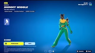 Fortnite Item Shop NEW Shimmy Wiggle Emote And Adidas Skin Glam Gunner Gameplay [upl. by Miguel]