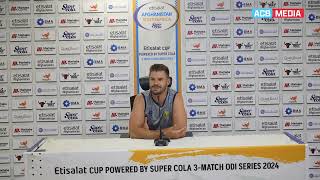 South African Skipper Aiden Markrams Press Conference  ODI Series  AFG v SA  ACB  UAE [upl. by Saberio]