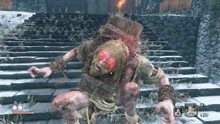 Sekiro Shadows Die Twice  Chained Ogre Boss Fight Boss 2 [upl. by Irol98]