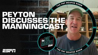 Peyton Manning It’s payback time for Eli on the ManningCast  The Pat McAfee Show [upl. by Aguayo937]