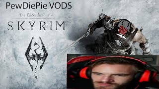 Skyrim 3 FULL PEWDIEPIE LIVESTREAM  VOD [upl. by Eneroc]