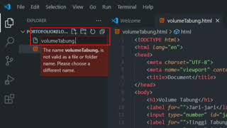 CARA MEMBUAT CODING VOLUME TABUNG SEDERHANA PAKAI BAHASA PEMROGRAMAN HTML DAN JS esoftgreat [upl. by Leahplar]