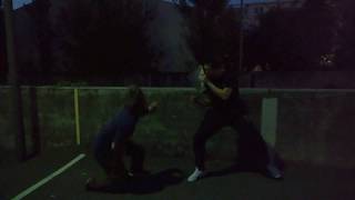 Simple Break Through Double Cover  Jeet Kune Do Shorts [upl. by Ecinad]