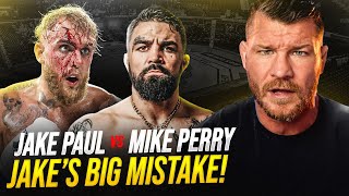 BISPING quotJake is MAKING a BIG MISTAKEquot  JAKE PAUL VS MIKE PERRY [upl. by Nae594]