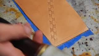 Basics of the basket weave stamp [upl. by Marybeth]