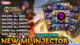 NEW ML INJECTOR NO BAN 2024  UNLOCK ALL SKIN MOBILE LEGENDS  APK SKIN SCRIPT  NBS REBORN V187 [upl. by Endys]