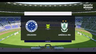 Cruzeiro x AméricaMG  25 rodada Brasileirão 2023  FIFA 23 [upl. by Rodrick25]