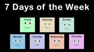 Days of the Week Song 7 Days of the Week Song [upl. by Ursula158]