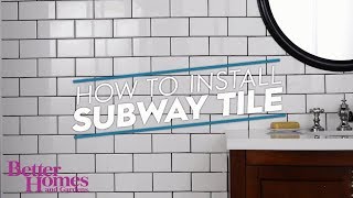 How to Install Subway Tile [upl. by Tija]