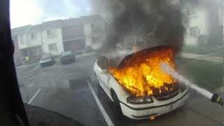 How to quickly and Professionally extinguish a car fire [upl. by Imotih]