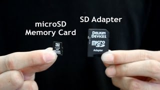 How To Insert amp Remove a microSD card from the SD Adapter [upl. by Yrakcaz]