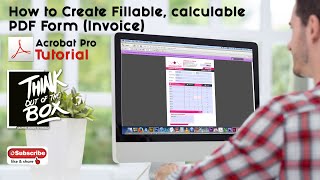 How to Create Fillable Calculable PDF Form Invoice [upl. by Alema]