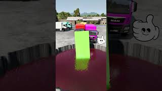 cargotruck truck pothole simulation shorts [upl. by Nallid551]