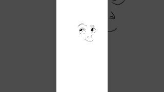 Princess Rapunzel in line art style How to draw in Ibis Paint Xartdrawingshortsdisneyrapunzel [upl. by Lessirg]