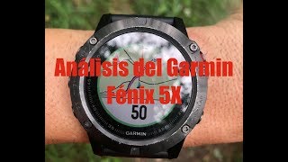 Análisis del Garmin Fénix 5X [upl. by Yrtua251]