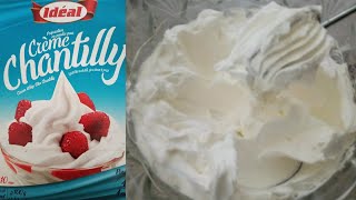 comment faire une crème Chantilly à la maison [upl. by Ainoyek]