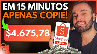 FAÇA SUA PRIMEIRA VENDA COMO AFILIADO SHOPEE AINDA HOJE  Aula Completa Dinheiro online [upl. by Agnesse]