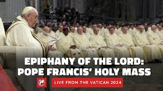 LIVE from the Vatican  Solemnity of the Epiphany of the Lord with Pope Francis  January 6th 2024 [upl. by Caesaria]