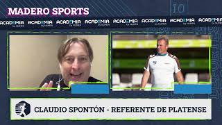 CLAUDIO SPONTÓN REFERENTE DE PLATENSE EN MADERO SPORTS [upl. by Zavras]