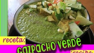 Como Hacer Gazpacho Verde  sopa fria  nutritiva y deliciosa [upl. by Adnwahsor482]