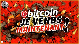 🔥 BITCOIN  JE VENDS MAINTENANT  👑 Analyse Bitcoin FR ⚡ [upl. by Ostap494]