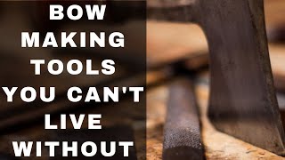 BOW MAKING TOOLS YOU NEED [upl. by Idok]