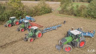 On lâche les chevaux avec 4 FENDT pour semer les blés à lETA MASSIAS [upl. by Bergerac]