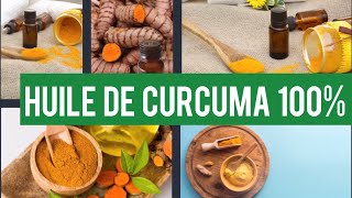 COMMENT  1 faire l’huile de Curcuma BIO  FAIT MAISON [upl. by Hailahk]