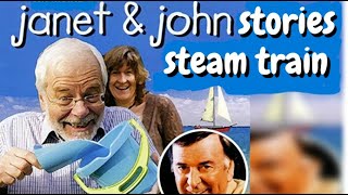 Terry Wogan reads Janet amp John stories On A Steam Train [upl. by Krystyna]